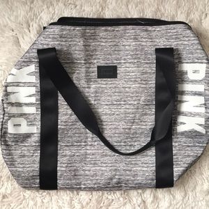 Victoria’s Secret pink duffel bag
